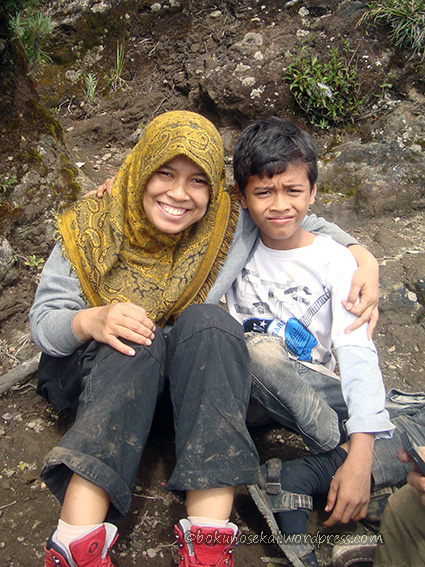The youngest hiker I have ever met :) . He is old enough to be my son ;)